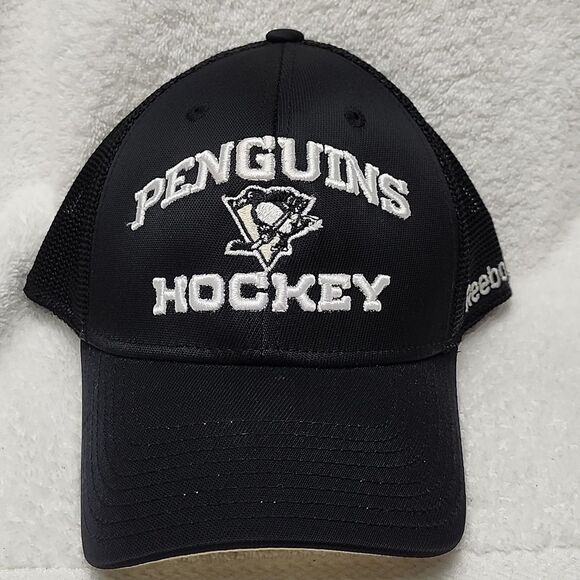 Reebok Pittsburgh Penguins L/XL Stretchfit Hat - New - Picture 1 of 7